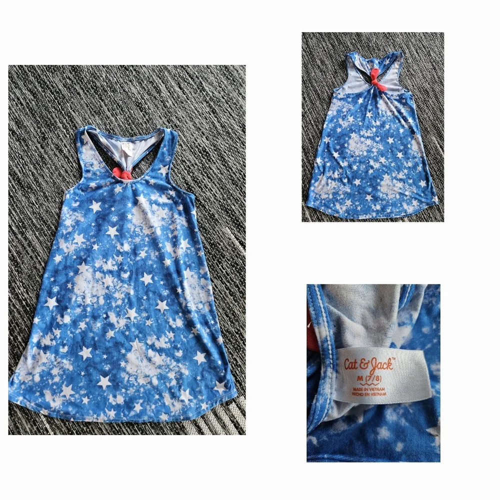 Cat & Jack Girls Summer Dress (Size M (7/8)